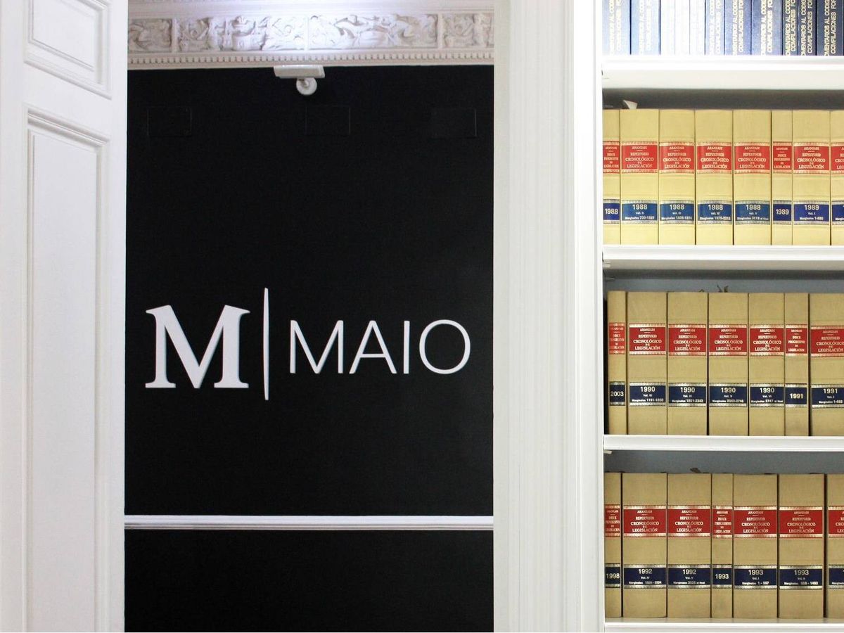 Foto: Entrada de una de las oficinas de Maio Legal.