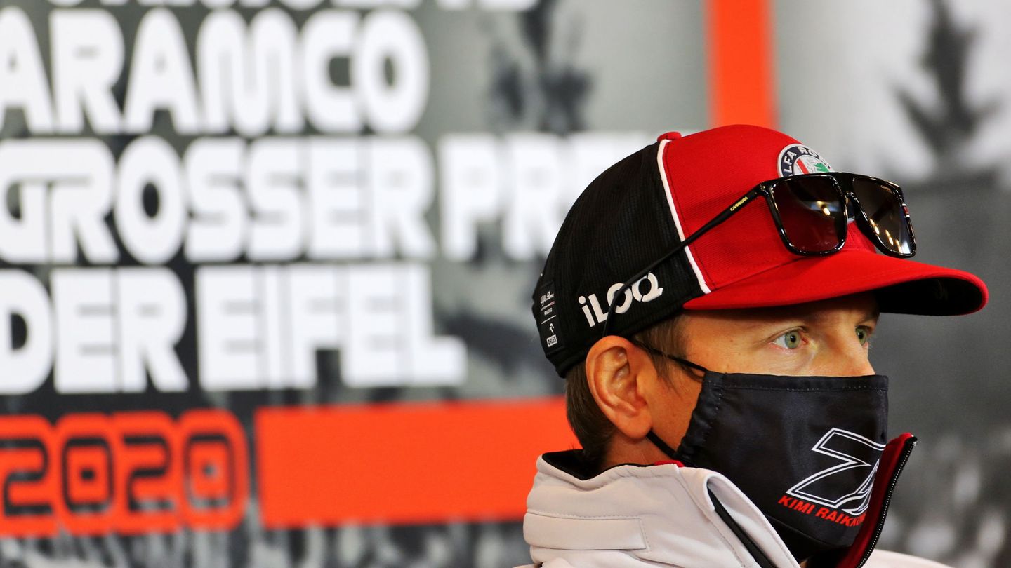 Kimi Raikkonen durante la rueda de prensa en Nurburgring. (EFE)