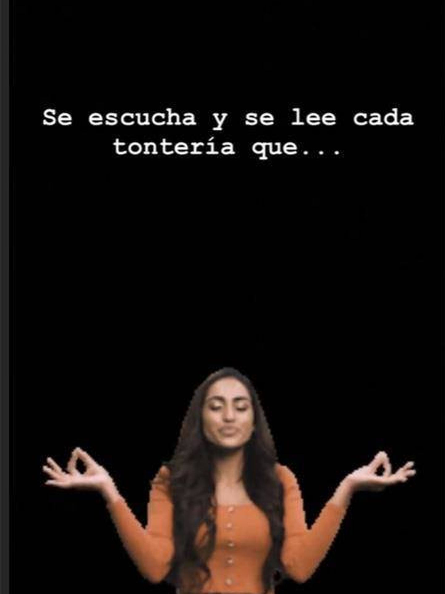 Historia de Lara Álvarez en Instagram