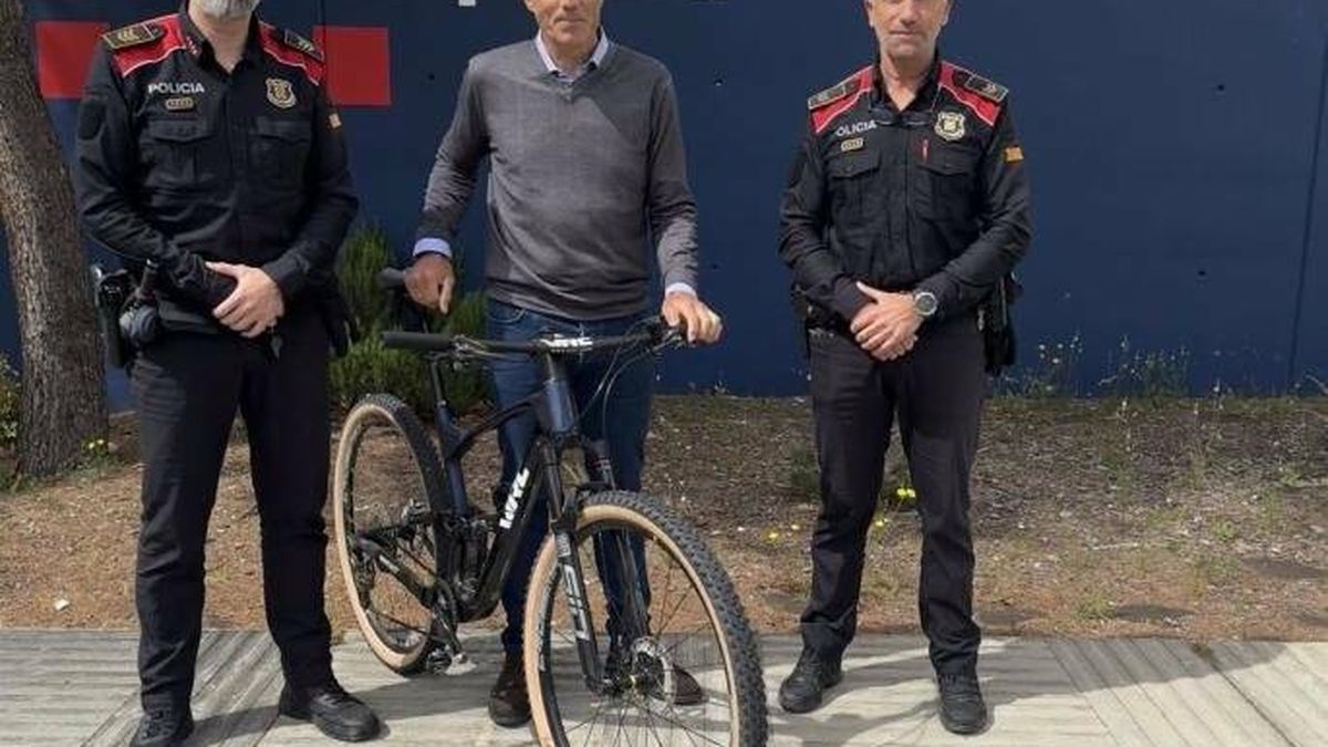 Los Mossos d'Esquadra recuperan la bicicleta de 6.500 euros que robaron a Miguel Indurain
