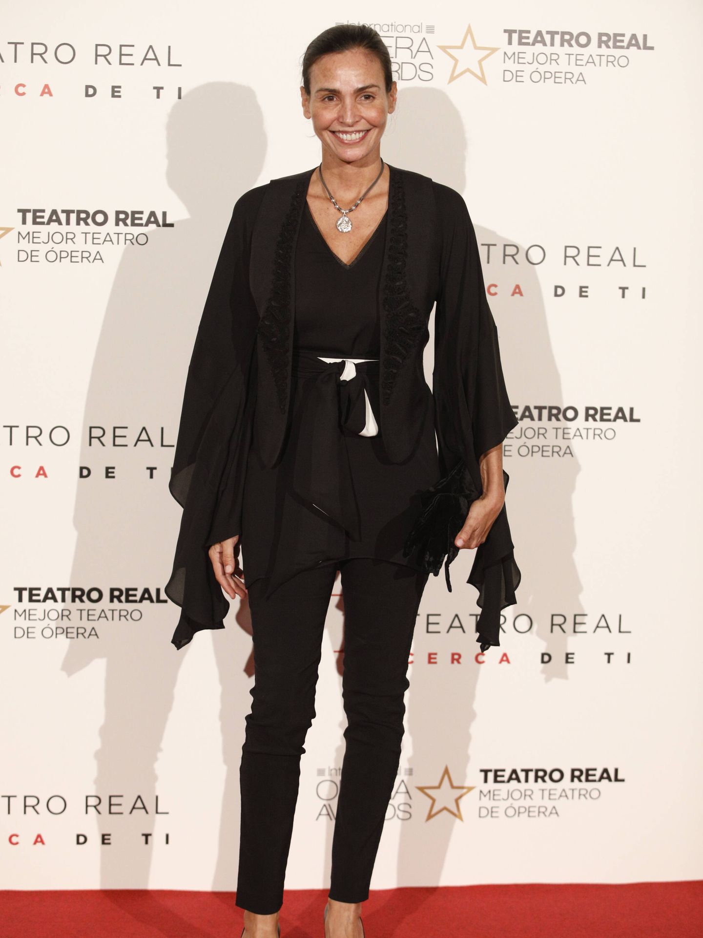 Inés Sastre, en un photocall en el Teatro Real. (LP)