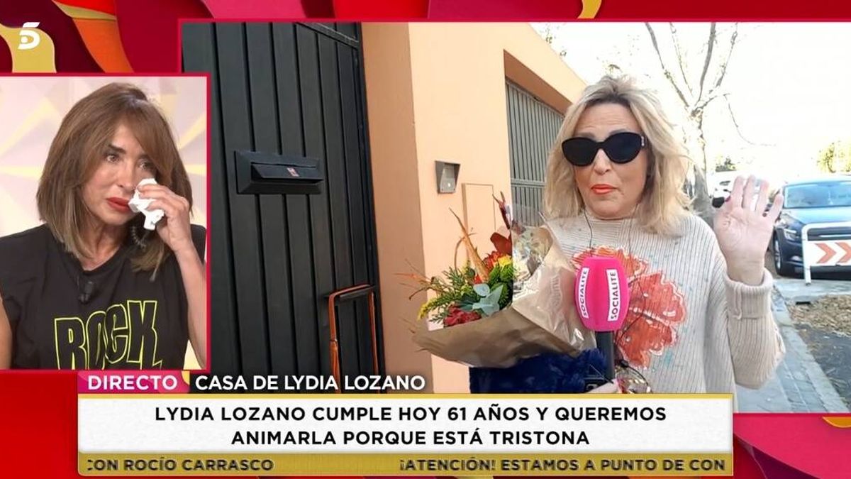 Lydia Lozano y María Patiño se rompen en directo: "Tengo un día revuelto..."