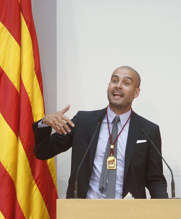 Foto: Pep Guardiola, el día que recibió la medalla de honor del Parlament de Cataluña