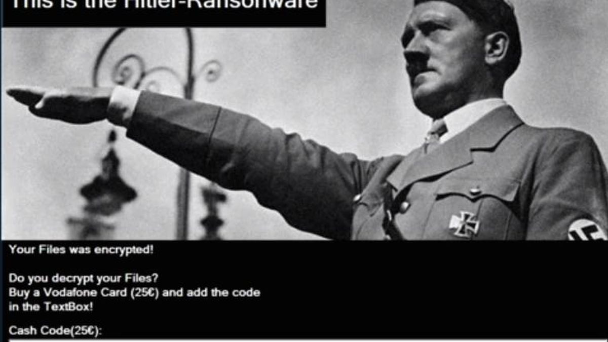 Hitler sigue vivo en forma de virus (y exige un rescate para no borrar tus archivos)