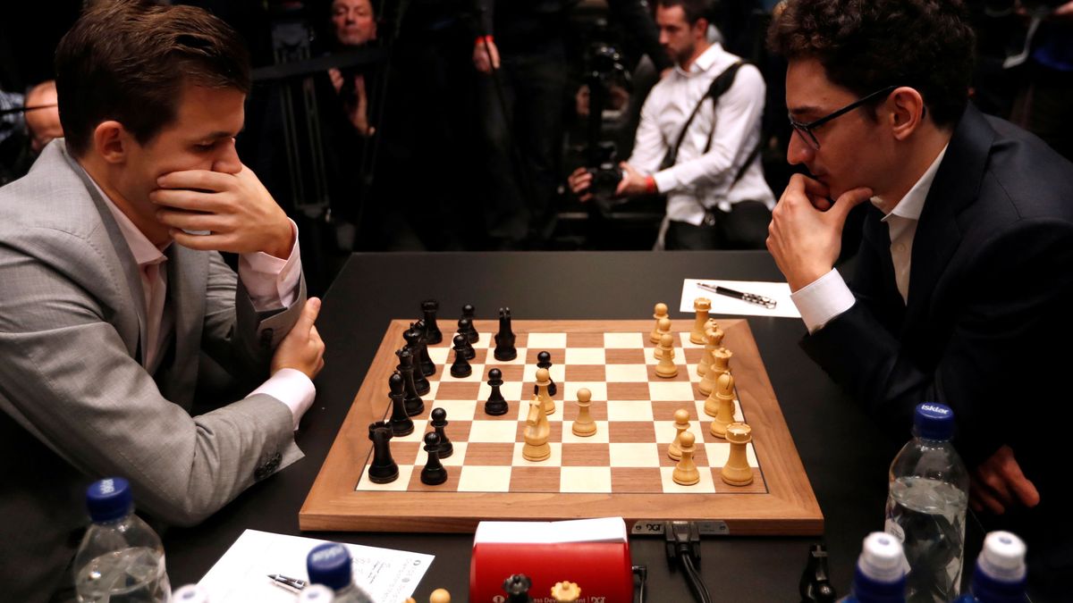 El descarado repaso de Carlsen a Caruana en la fase rápida de la histórica final de ajedrez