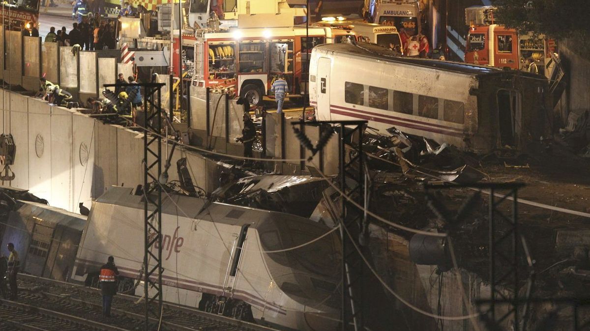 El accidente ferroviario del Alvia Madrid-Ferrol, el segundo más grave de España