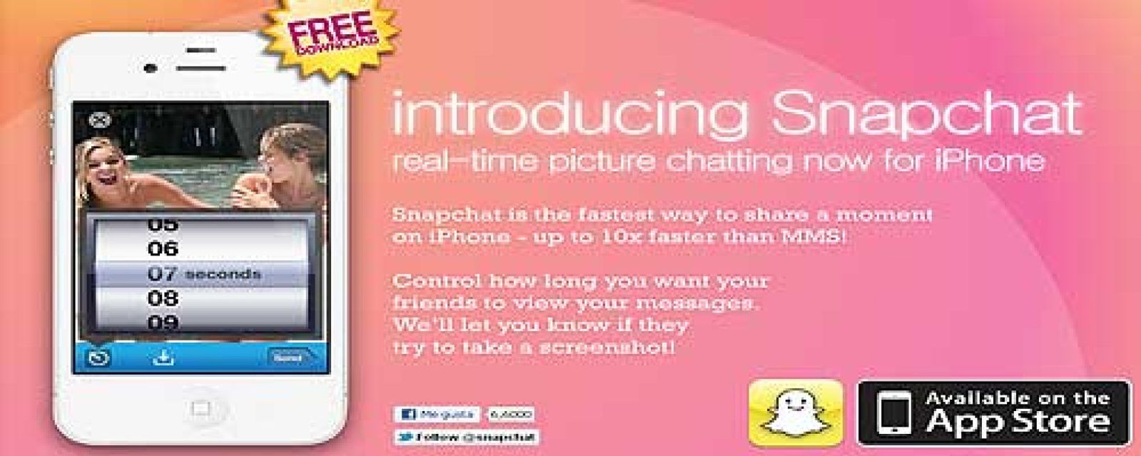 Foto: Snapchat, una aplicación para enviar fotografías que se autodestruyen