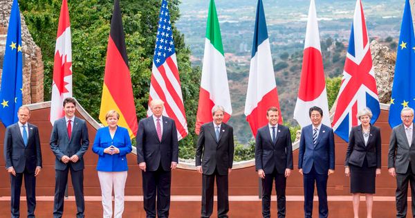 Foto: Los líderes del G-7, en 2018. (Reuters)