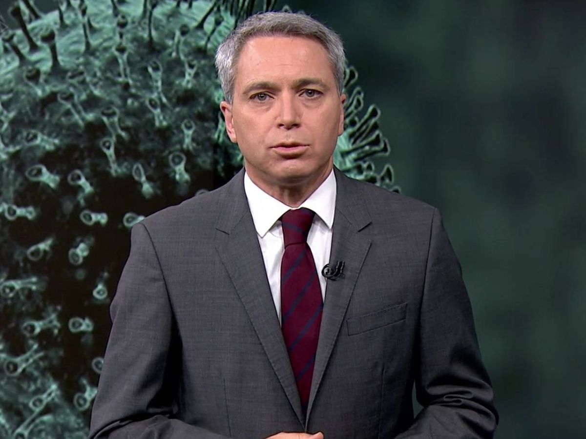 Foto: Vicente Vallés en Antena 3. (Atresmedia Televisión)