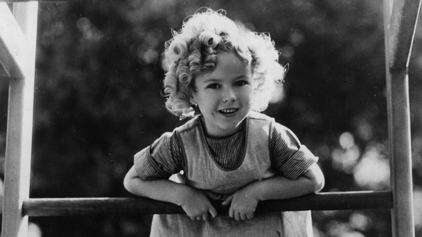  Una joven Shirley Temple en 1933. (Getty)