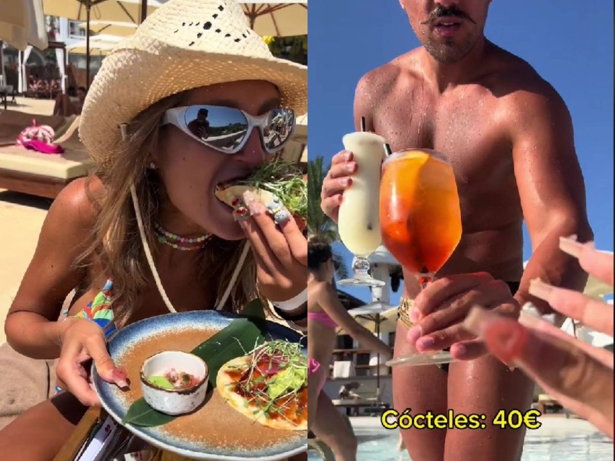 Foto: La influencer @edurnyx comparte lo que le cuesta un día en Pacha Ibiza. (TikTok/@edurnyx) 