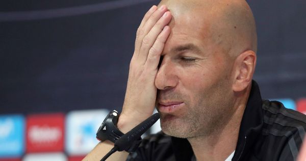 Foto: Zidane gesticula durante una rueda de prensa. (EFE)