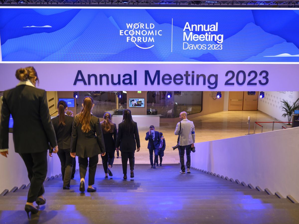 Foto: La reunión anual del Foro Económico Mundial en Davos, Suiza. (EFE)