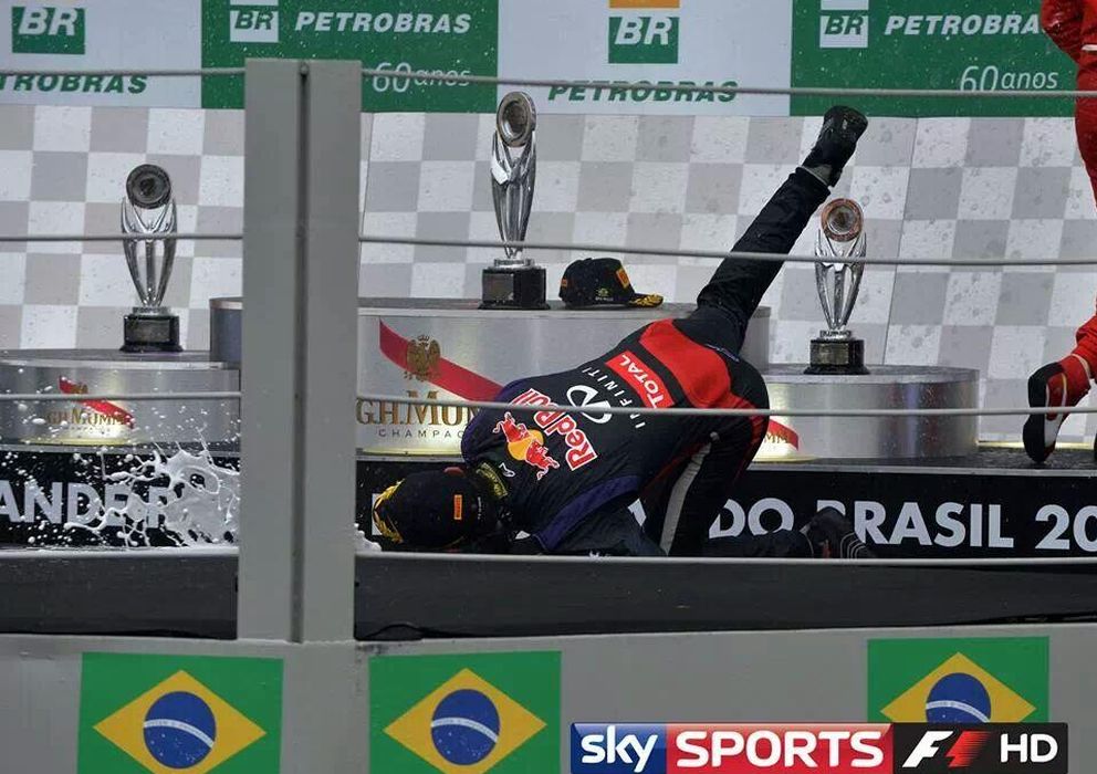 Foto: Últimos momentos de Mark Webber en Fórmula 1. (SkySports).