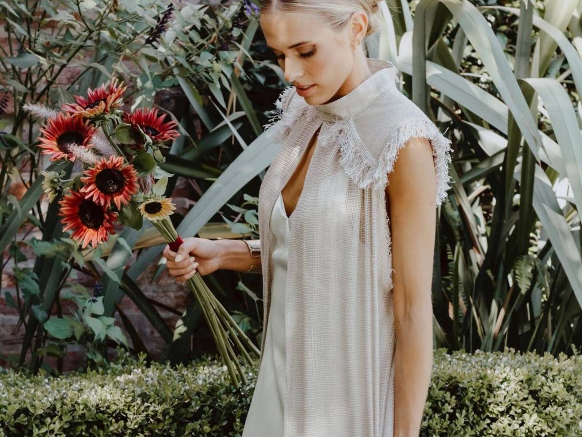 Foto: Vestido de novia desmontable, una tendencia nupcial en alza. (Instagram/@catalina_silveyra)
