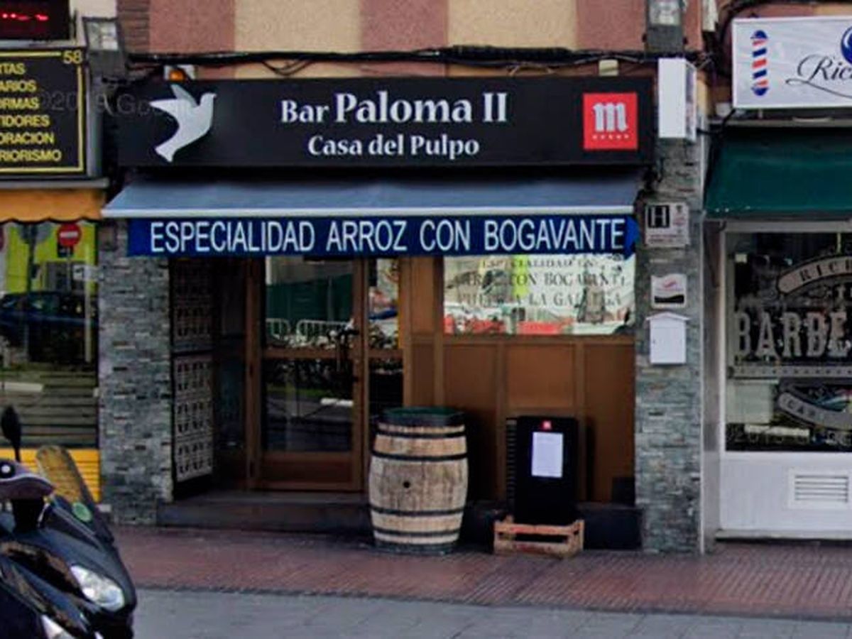 Foto: El bar Paloma II se encuentra en el madrileño barrio de La Elipa. (Google Maps)