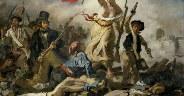 Foto: 'La Libertad guiando al pueblo', Eugène Delacroix.