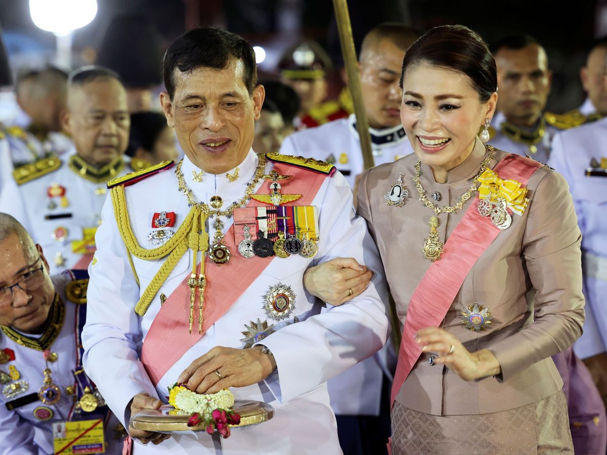 Foto: El rey y la reina de Tailandia. (Reuters)