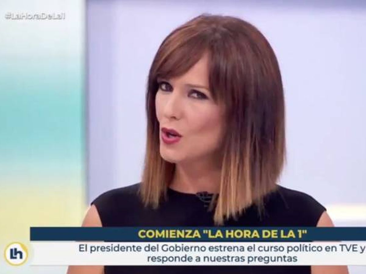 Foto: Mónica López, en 'La hora de la 1'. (TVE)