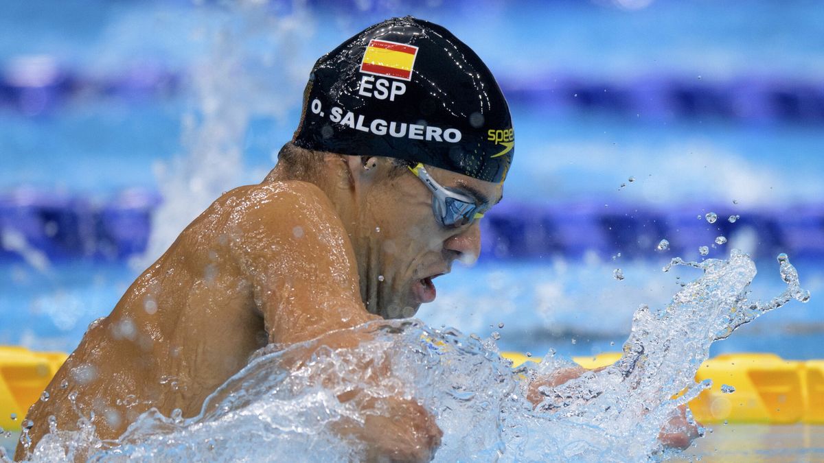 Óscar Salguero, cuarta medalla española, se lleva la plata en 100 metros braza SB8