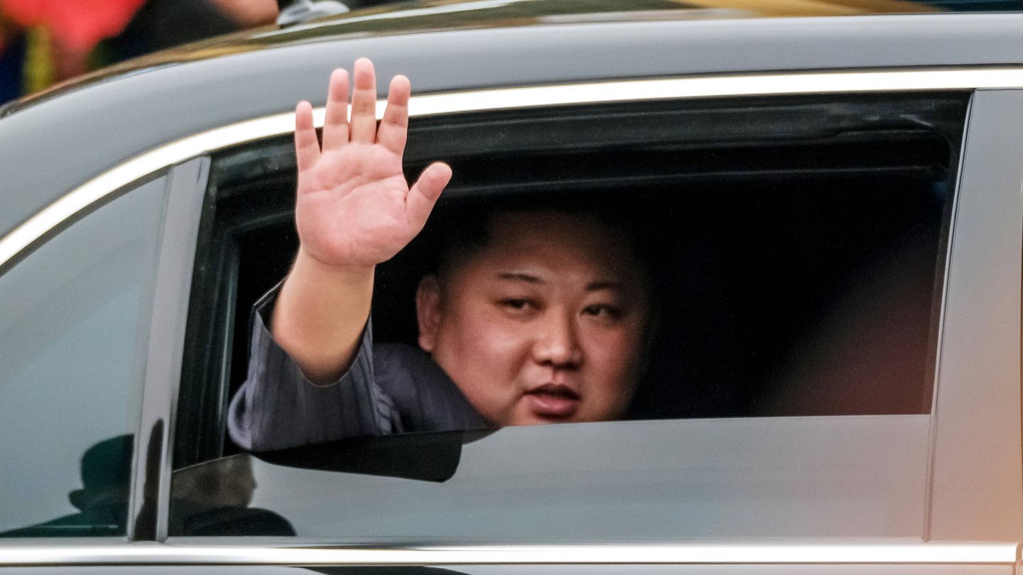  Kim Jong-un, durante un viaje a Vietnam. (Getty)