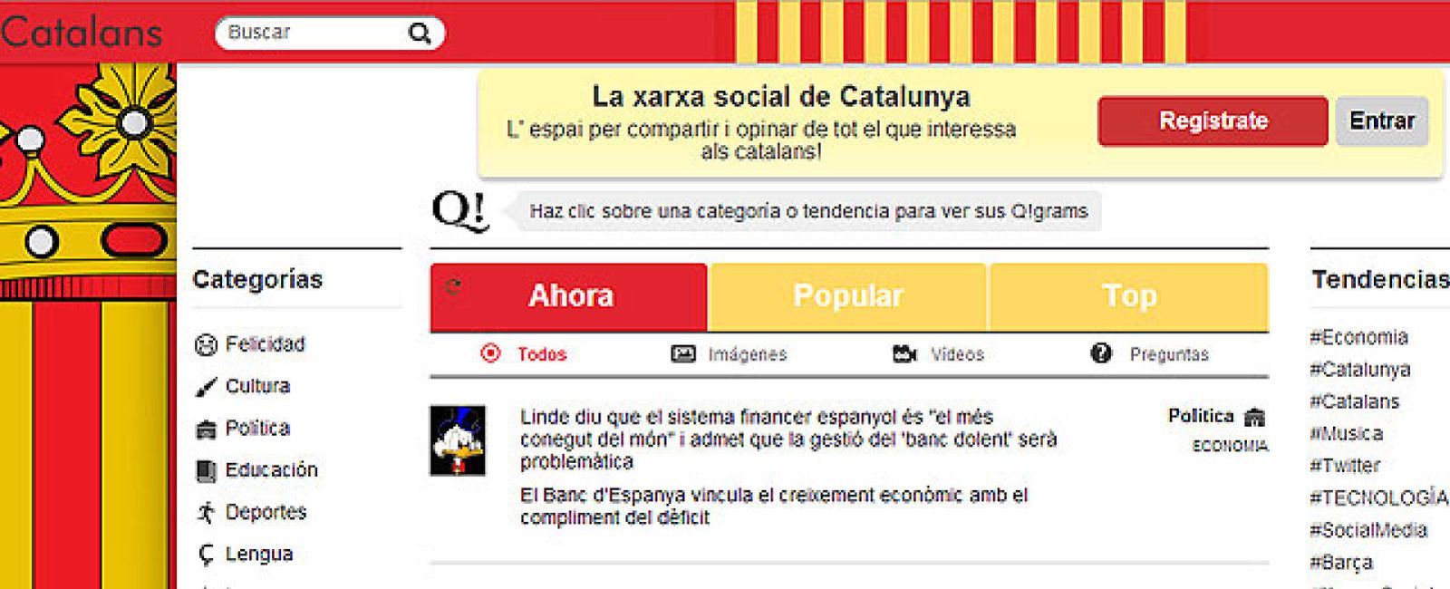 Foto: Nace 'Catalans', la primera red social para catalanes