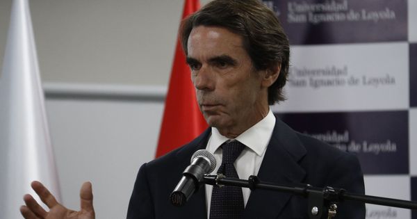Foto: El expresidente español José María Aznar. (EFE) 