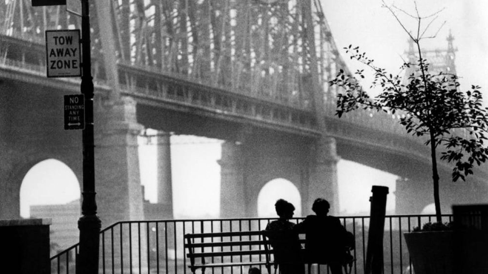 Foto: Ellos dos adoraban que les vieran enamorados en una ciudad así. (Fotograma de 'Manhattan', de Woody Allen)
