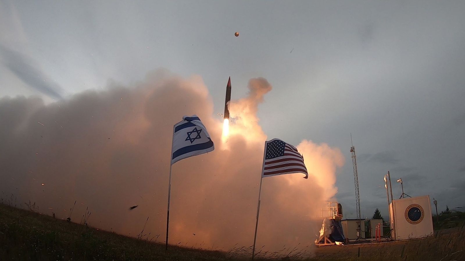 Prueba en verano de 2019 de un misil Arrow 3, realizada por Israel y Estados Unidos. (EFE)