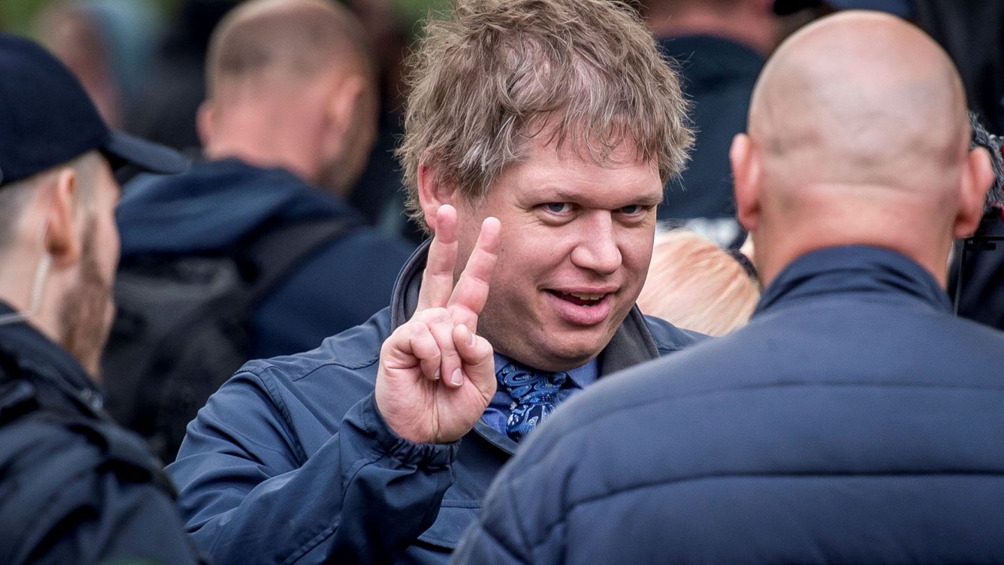 El líder de extrema derecha danés Rasmus Paludan. (Reuters)
