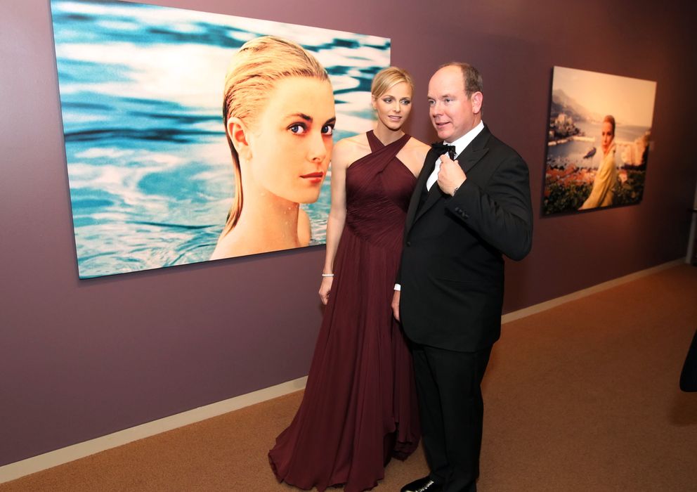 Foto: Alberto y Charlene, en una exposición dedicada a Grace Kelly (I. C)