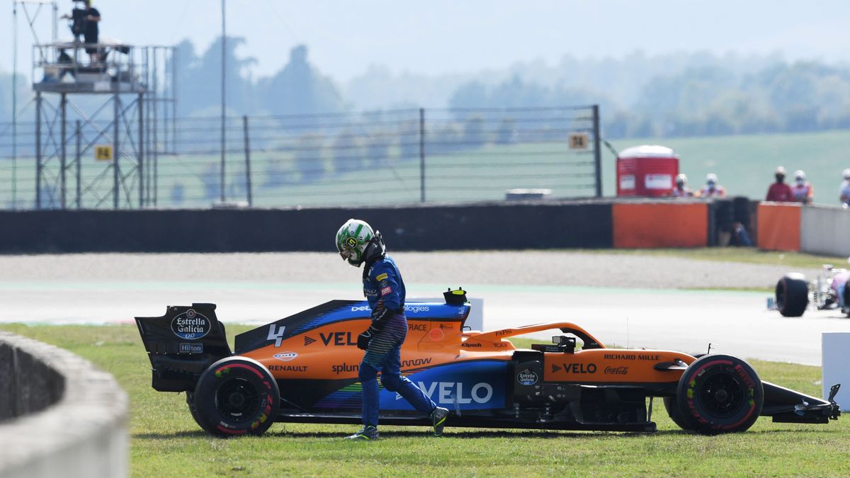 Libres 2: McLaren en problemas, Norris destroza el coche y Carlos Sainz acaba 13º