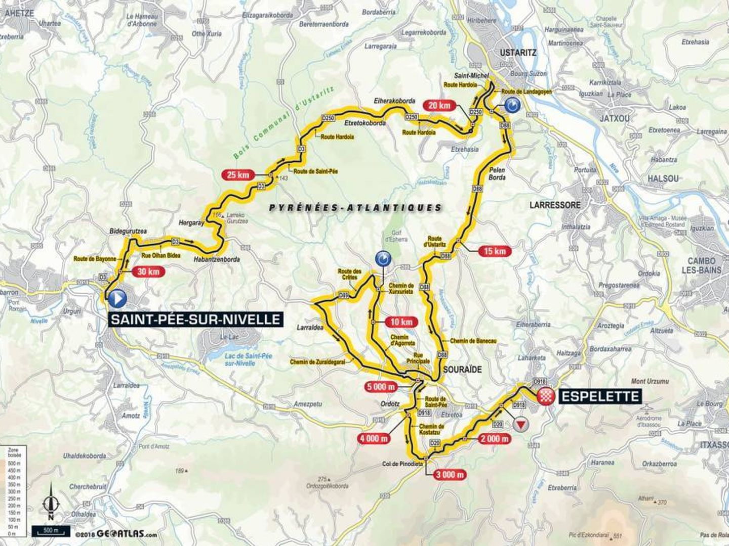 Recorrido de la vigésima etapa | Tour de Francia 2018