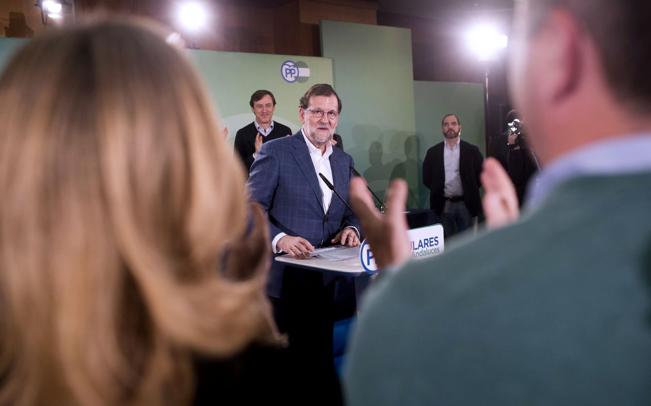 Rajoy, en el acto de Córdoba. (EFE)