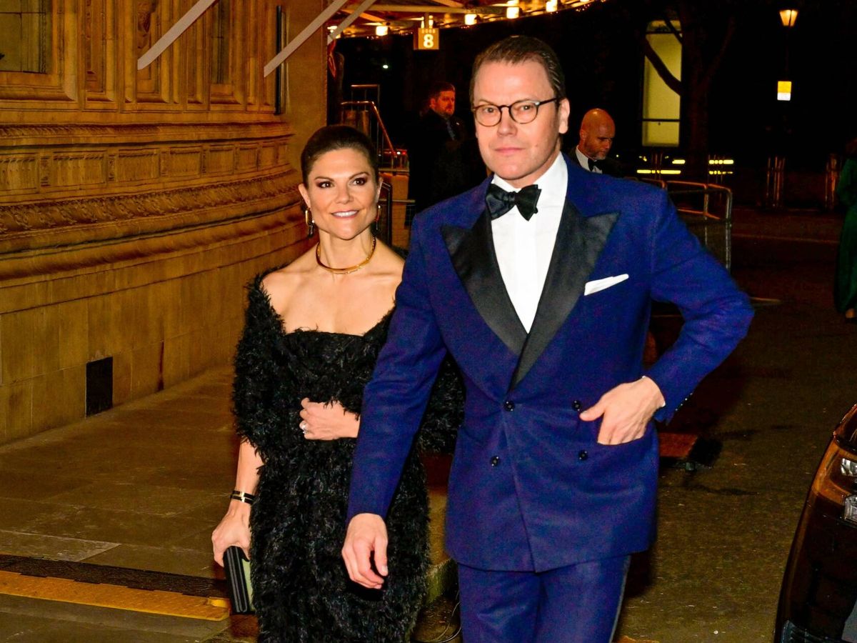 Foto: Victoria y Daniel de Suecia, llegando al Royal Albert Hall. (Cordon Press)