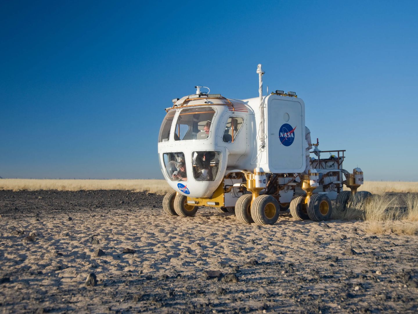 Un prototipo de vehículo de exploración espacial (SEV). (NASA)