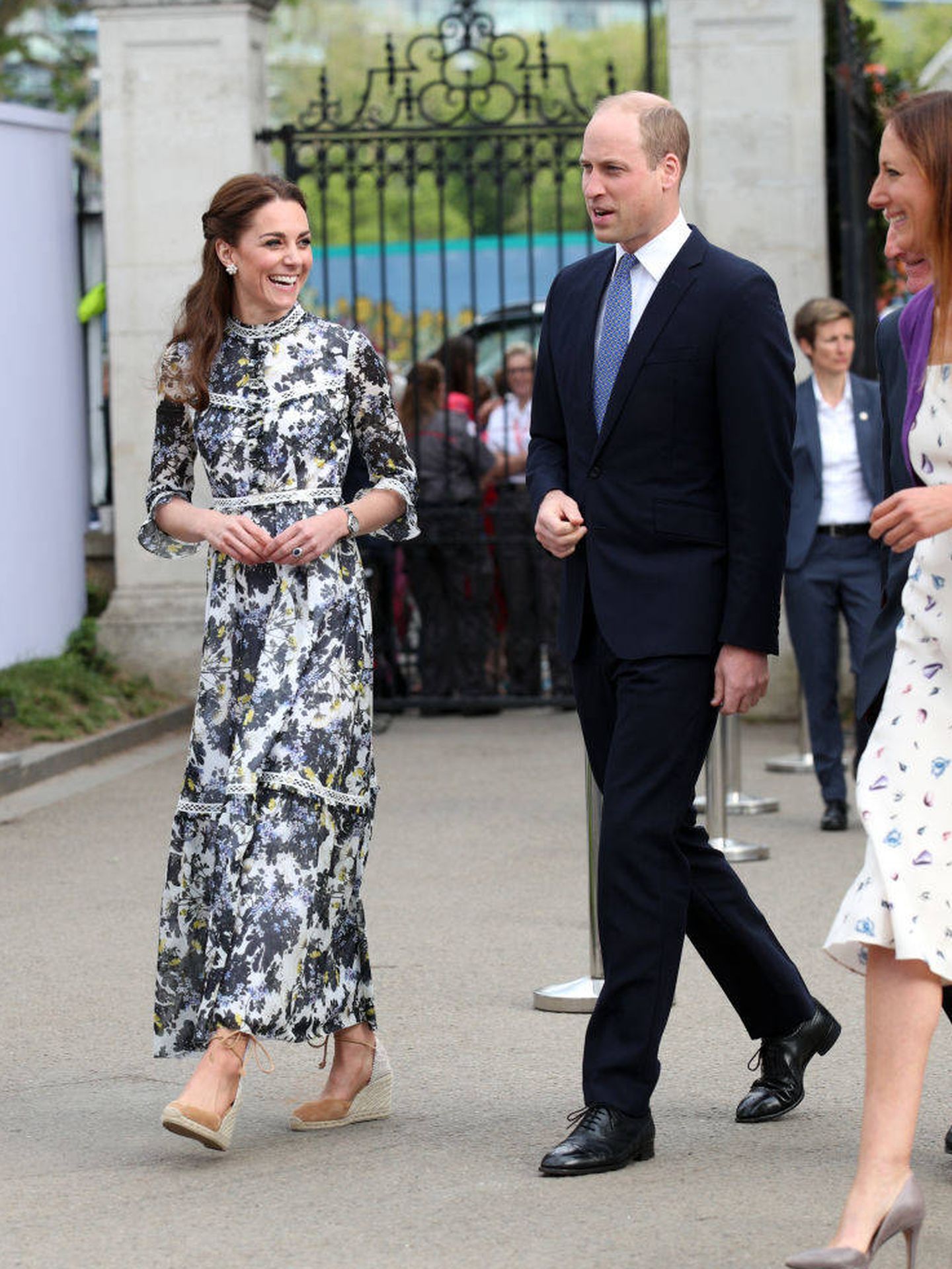 Kate Middleton en el Chelsea Flower Show 2019. (Getty)
