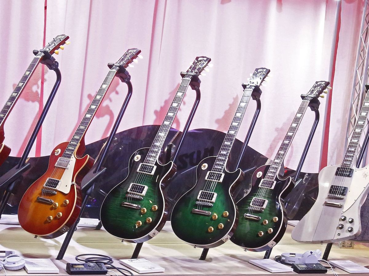 Foto: Tienda de guitarras eléctricas. (EFE)