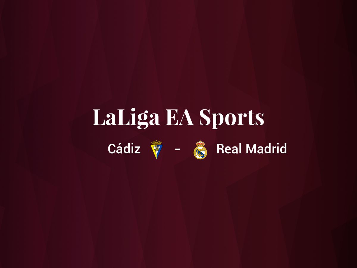 Foto: Resultados Cádiz - Real Madrid de LaLiga EA Sports (C.C./Diseño EC)