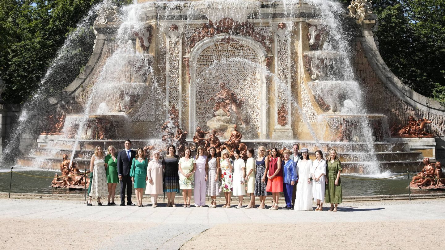 Foto de grupo en el Palacio Real de La Granja. (Limited Pictures)