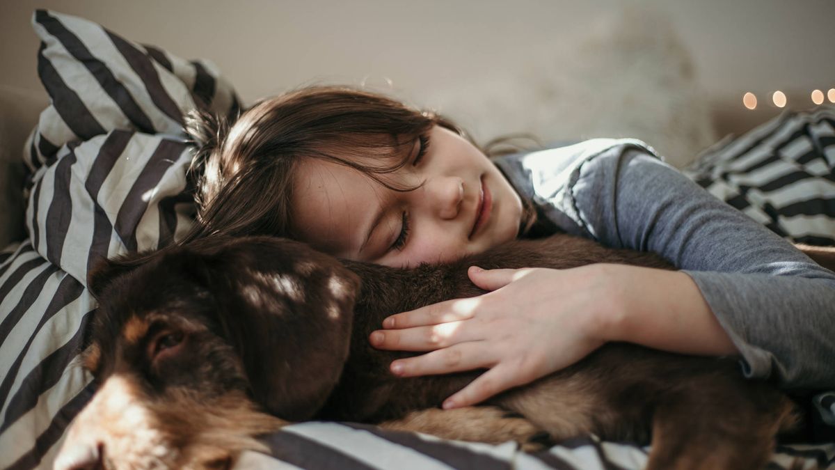 Los niños que duermen con mascotas tienen un sueño de mejor calidad