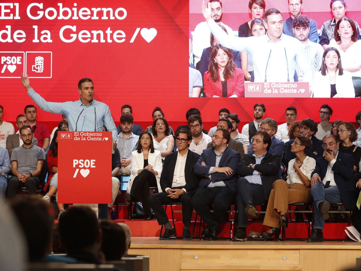 Foto: Sánchez en la reunión del Consejo Político Federal del PSOE. (EFE/Javier Belver)