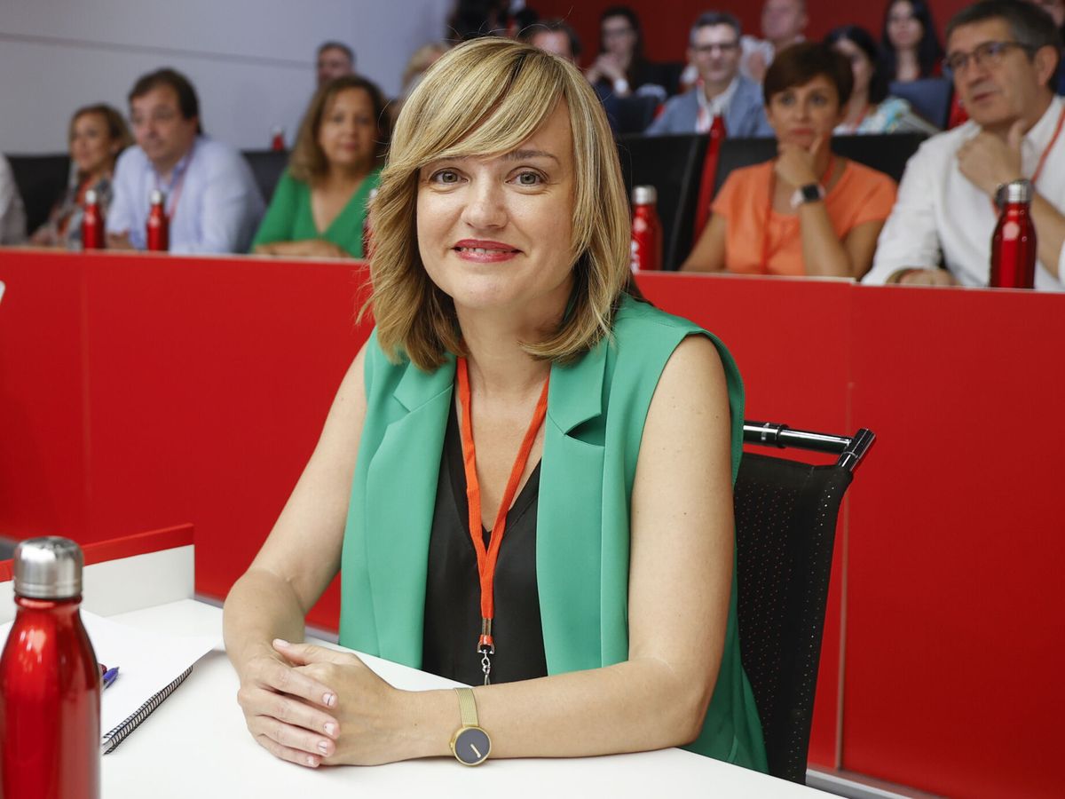 Foto: La ministra de Educación y nueva portavoz de la ejecutiva, Pilar Alegría. (EFE/Mariscal)