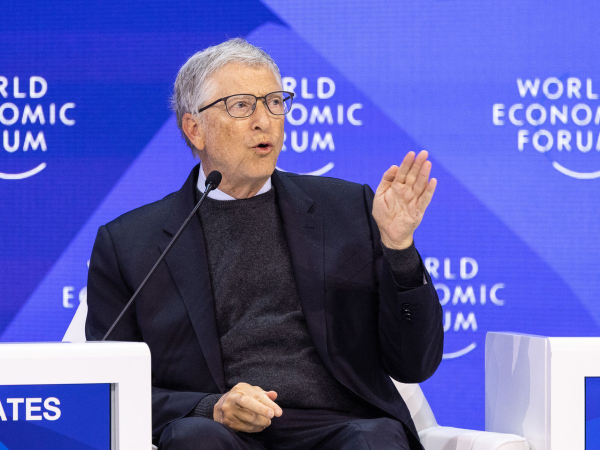 Foto: Bill Gates, en Davos. (Europa Press/Hannes)
