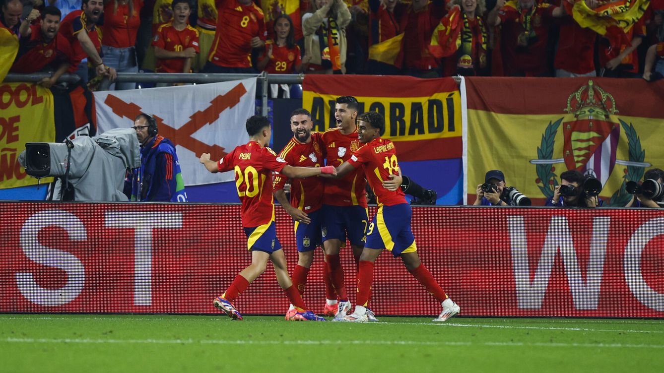Foto: España, una de las favoritas para la Eurocopa. (EFE/Alberto Estévez)