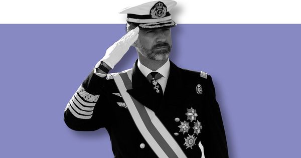 Foto:  Felipe VI, de uniforme. (Imagen de Vanitatis)