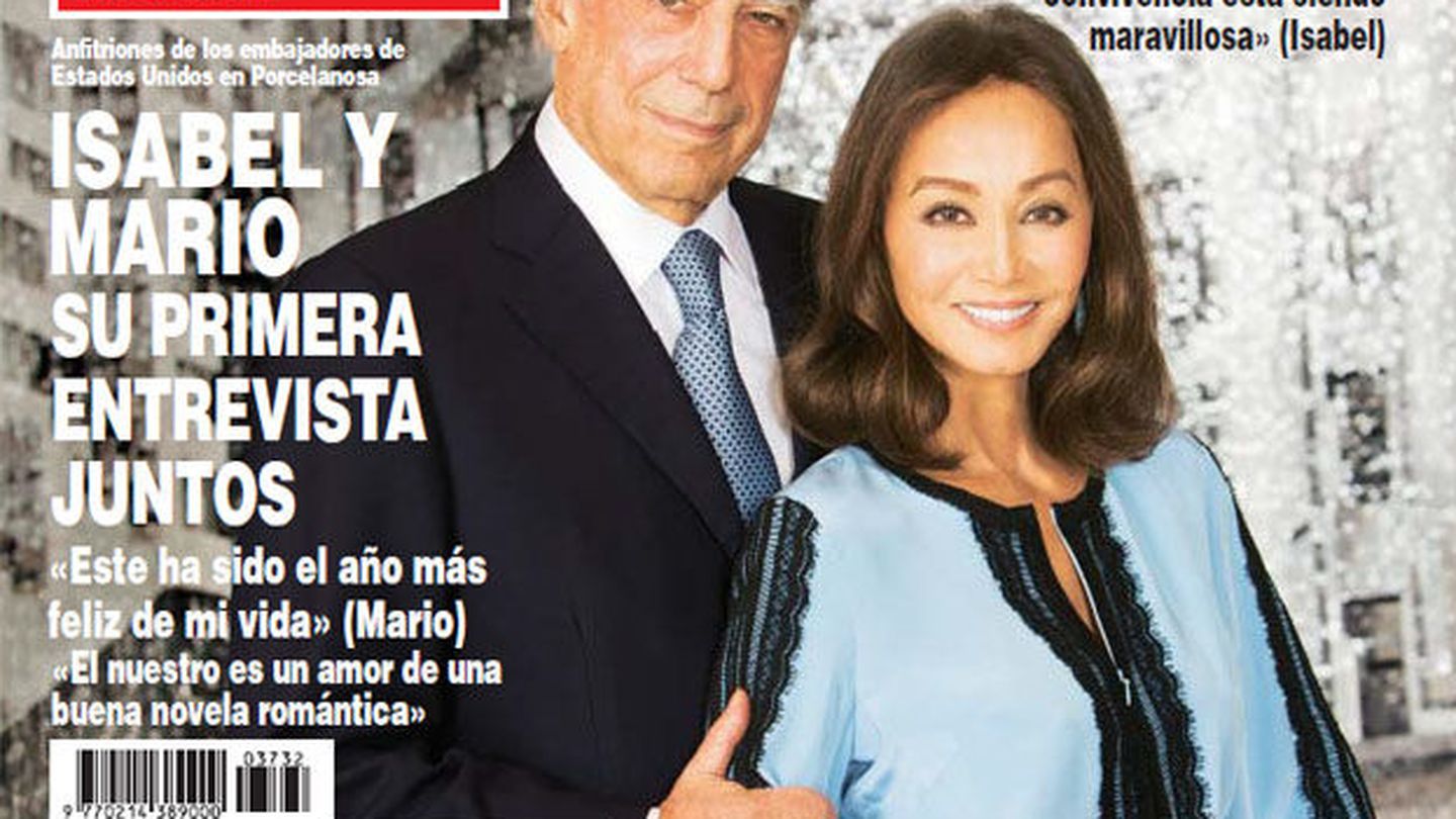 Primera exclusiva de Vargas Llosa y Preysler juntos en el kiosco