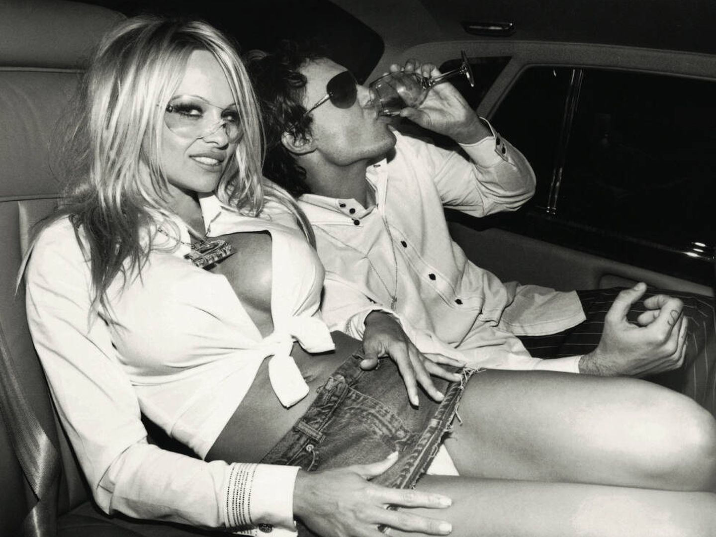 Pamela Anderson y David LaChapelle. (Roxanne Lewit)