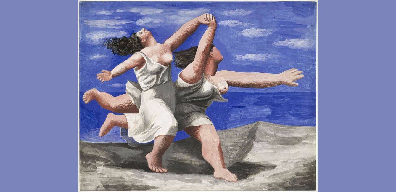 Pablo Picasso, 'Dos mujeres corriendo por la playa', 1921.