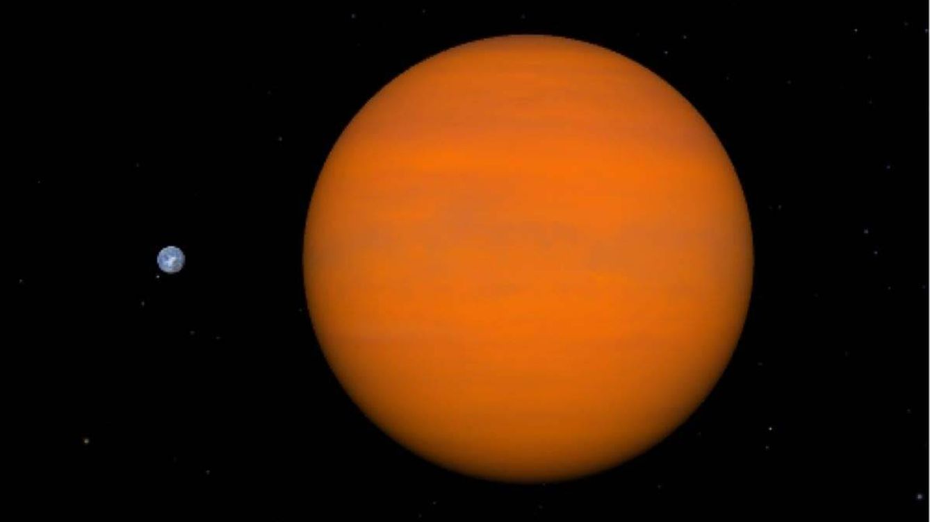 Foto: El planeta gaseoso WASP-193 b. (NASA)